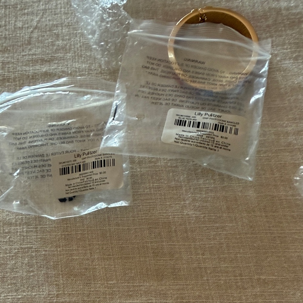 Lily Pulitzer chic Gold and Multicolor Bracelet Trio - Picture 3 of 3